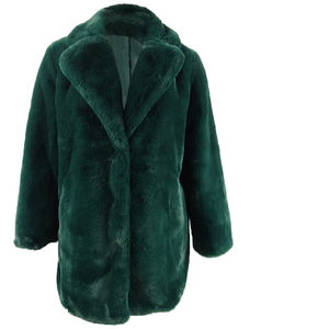 Apparis Women's Eloise Faux Fur Coat (XL  Emerald)